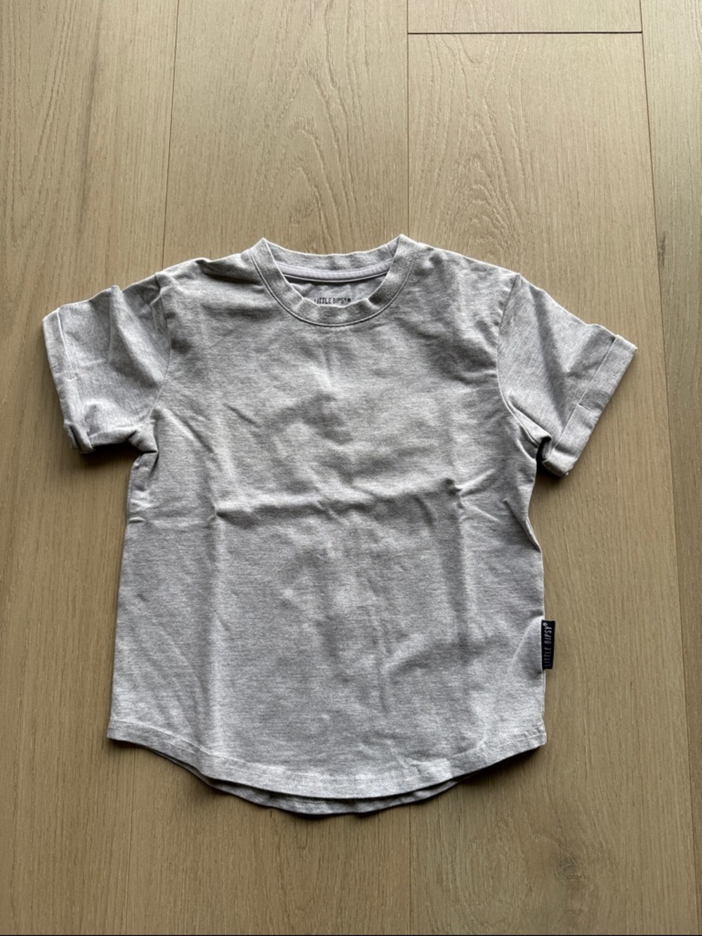 Little Bipsy Kids Short Sleeve Tee — Light Gray